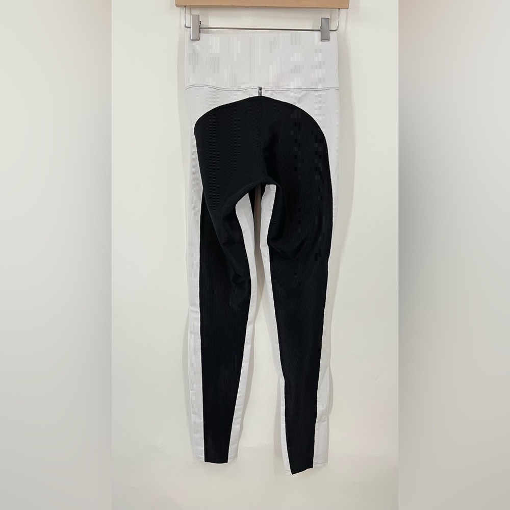 Beachriot M set bra leggings Colorblock black 0864 white ribbed beach riot sport - Picture 10 of 14